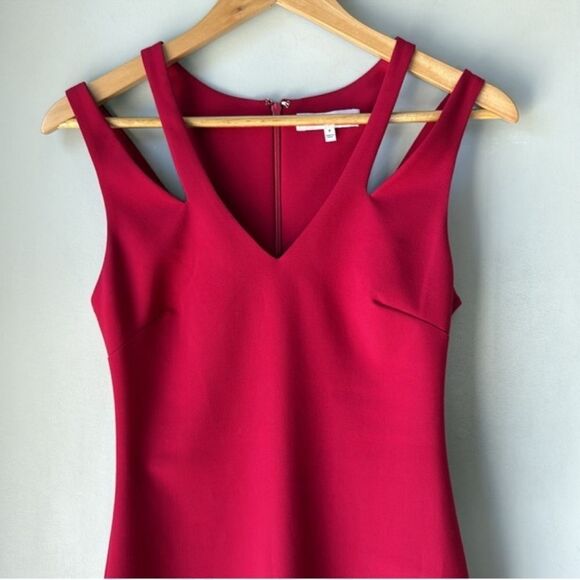 Likely Cruz Dress Cut Out Pink Magenta Raspberry - Picture 5 of 11